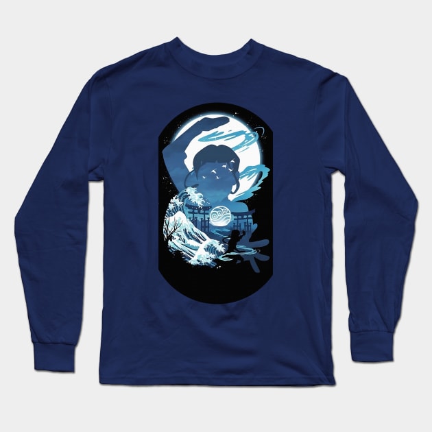 Katara The Water Element Long Sleeve T-Shirt by AsafSlook